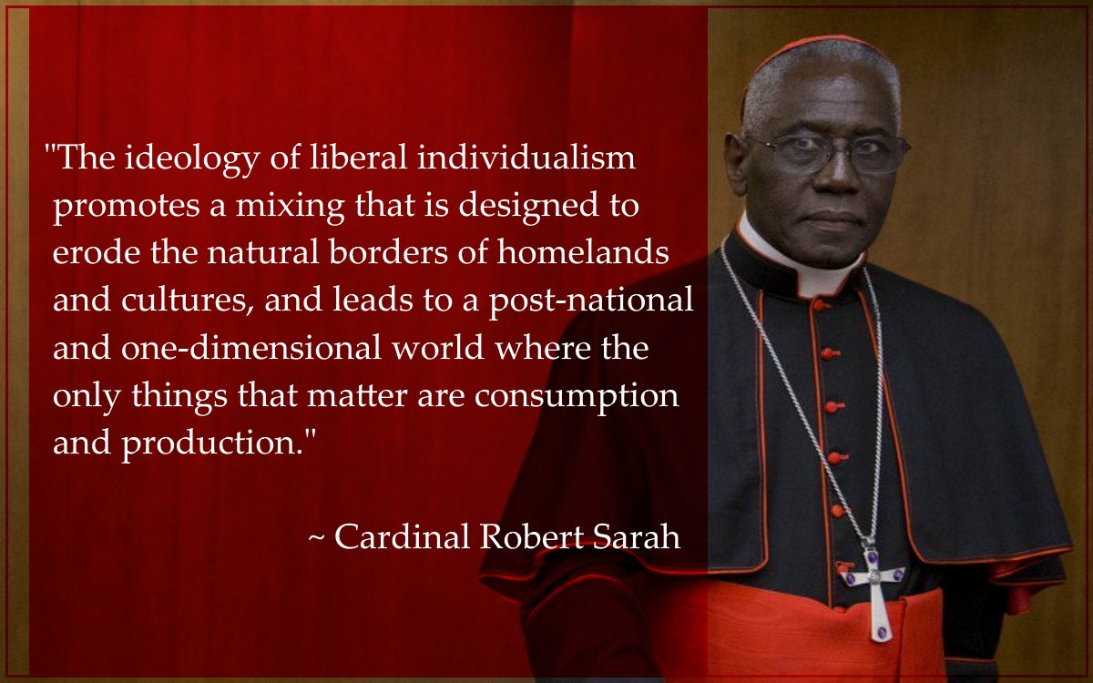 The only notable exception to this is - unsurprisingly - Cardinal Robert Sarah, and even he speaks in couched terms.