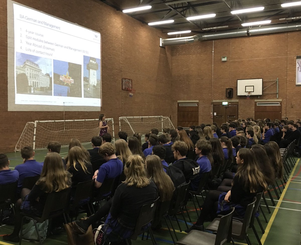 Heber_Head's tweet photo. Thank you to former @BishopHeberHS student Helen Jones @BentleyMotors for taking the time to speak to our Year 10 students about the opportunities available to students with foreign language qualifications #pretd’accomplir https://t.co/lxTHF2GrmO
