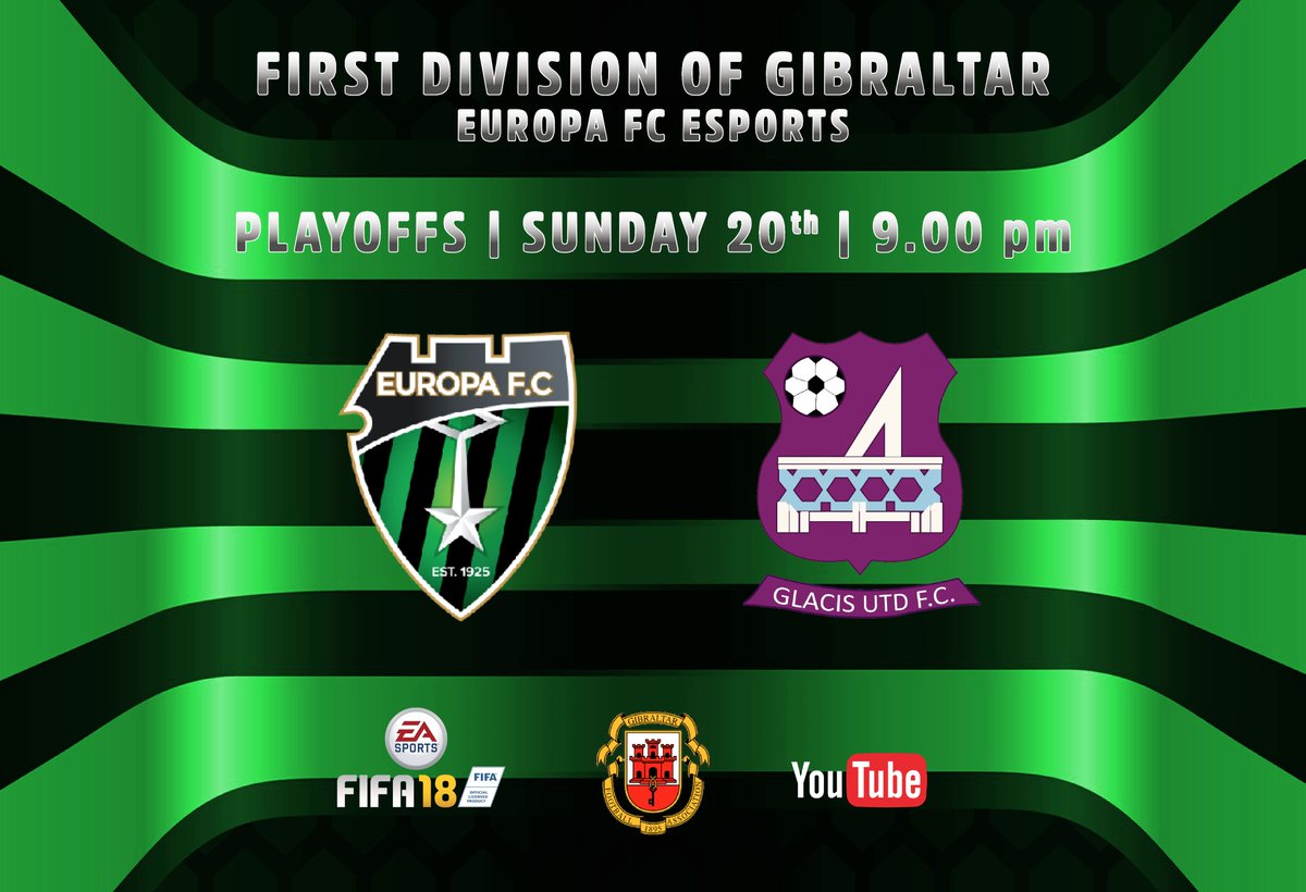Europa FC eSports (@europafcesports) on Twitter photo ๐ค๐ TODAY, more than ever. We will fight for VICTORY! ๐๐ค
๐ <a href="/GlaciseSports/">Glacis Utd eSports</a>
๐ <a href="/eFirstDivision/">e-First Division</a>
โฐ 21:00
๐บ bit.ly/2BHssPF
ยกG๐ G๐ค G๐ G๐ค EUROPE! ๐ค๐ TODAY, more than ever. We will fight for VICTORY! ๐๐ค
๐ <a href="/GlaciseSports/">Glacis Utd eSports</a>
๐ <a href="/eFirstDivision/">e-First Division</a>
โฐ 21:00
๐บ bit.ly/2BHssPF
ยกG๐ G๐ค G๐ G๐ค EUROPE!