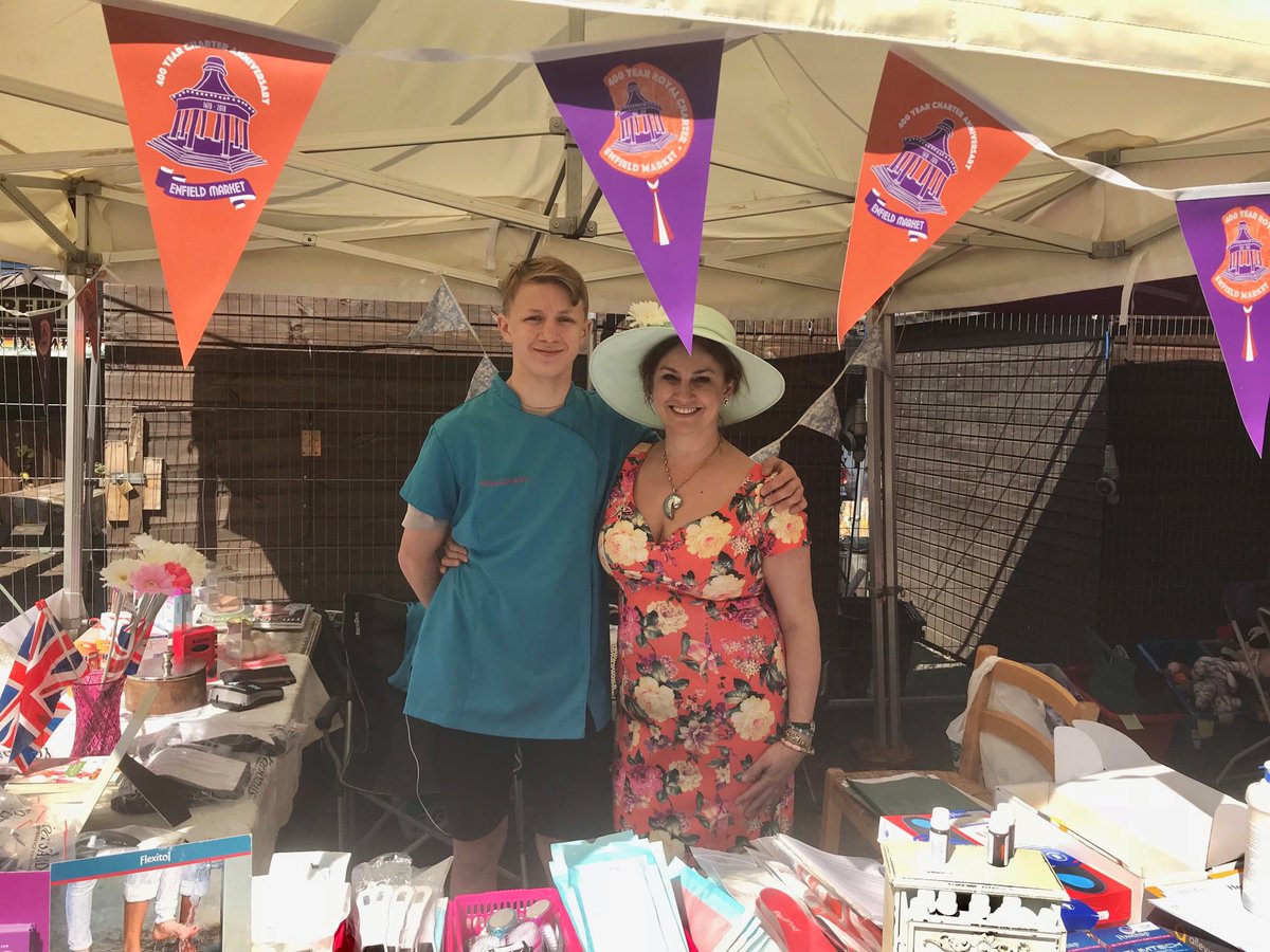 EmmaSupple's tweet photo. Please come and say hello to us at the #EnfieldCharterMarket @EnfieldMarket Celebration of 400 years of a market in Enfield! @Supplefeet https://t.co/3TeP81oybv