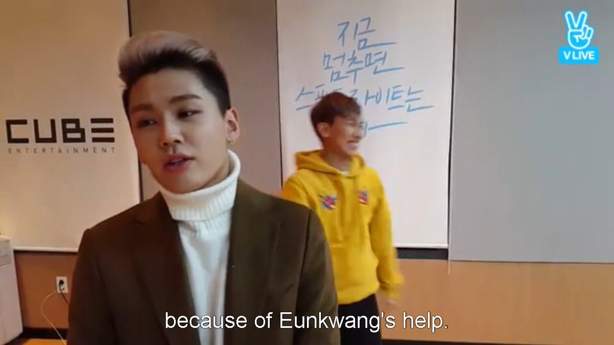 Ilhoon's love for Eunkwang