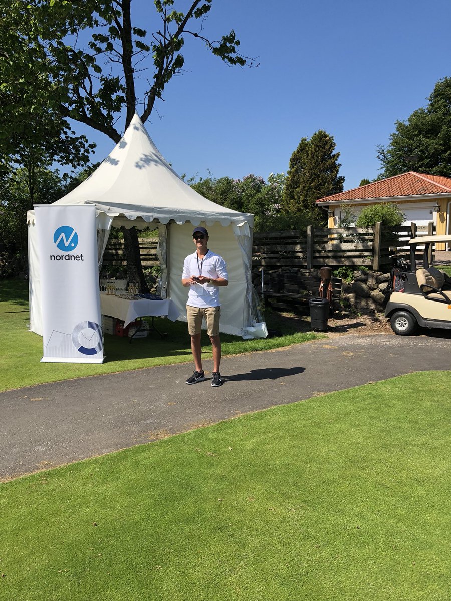 SKollberg's tweet photo. Bra förutsättningar för en kanondag med #FriendsOfExecutive @NordnetSE på plats i Båstad ⛳️ https://t.co/Pd7jkwBvyc