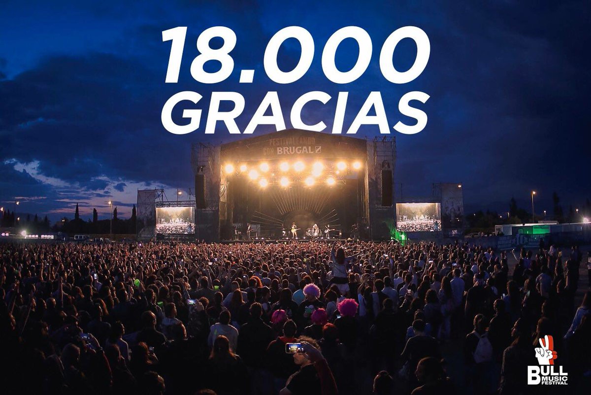 Desde la familia de #BullMusic queremos dar las gracias a todos los que nos habéis acompañado en nuestra segunda edición!! 

Nos vemos los días 31 de mayo y 1 de junio de 2019.

Descansad porque os lo habéis ganado!