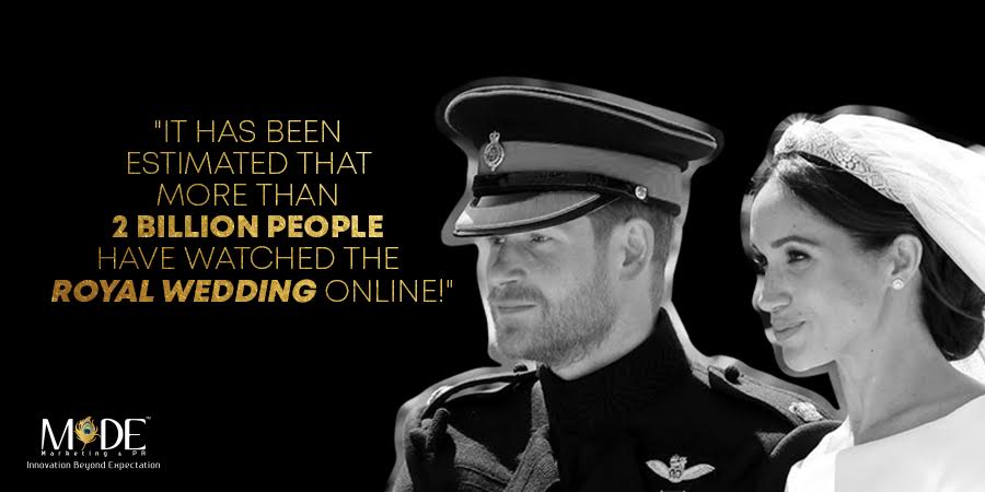 modempr's tweet photo. It is crazy to know that one third of the world's population were sticking to their screens at the same time! #BeMODE #Amman #Jordan #HarryAndMegan #RoyalWedding https://t.co/uNxEyglcrN