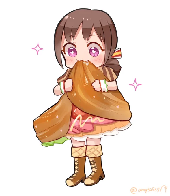 もぐもぐ??? #大原みちる 