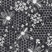 CrouchPatterns's tweet image. found these other #honeycomb and #bee inspried #fabric #pattern #design from @Spoonflower like the mix of #hexagon shapes and bees to create intersting design