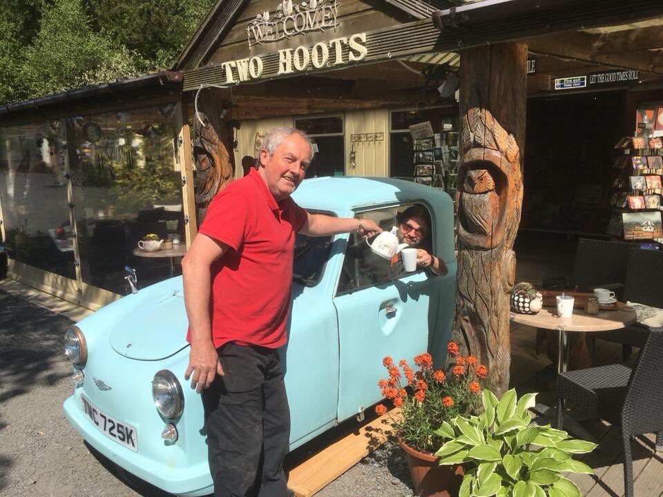 New drive through at the caffe 😂