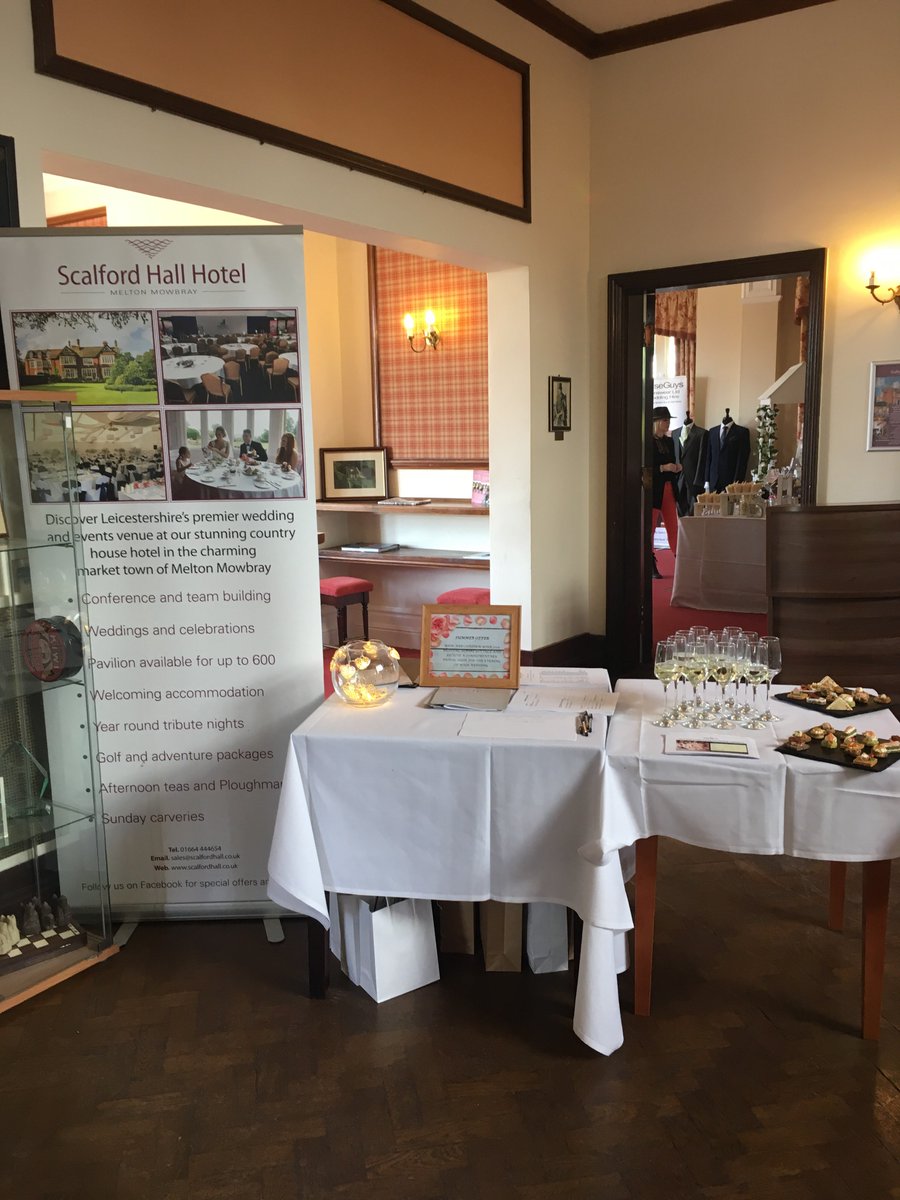 ScalfordHH's tweet photo. Our wedding fair is underway! Join us before 4pm today to meet the team and our trusted suppliers
#weddingfair #scalfordhallweddingfair https://t.co/8TstQCCv3R