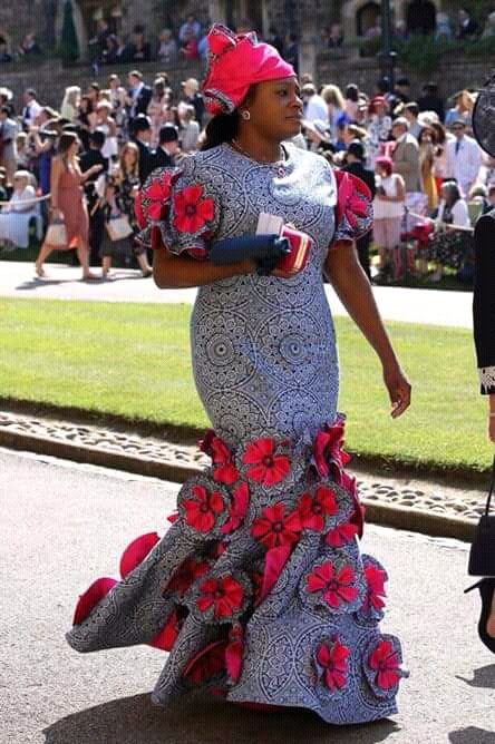 TsekoThapelo's tweet photo. #Lesotho was represented at the #RoyalWedding with Princess 'Mabereng Seeiso looking fine. https://t.co/xpx2RWMMVN