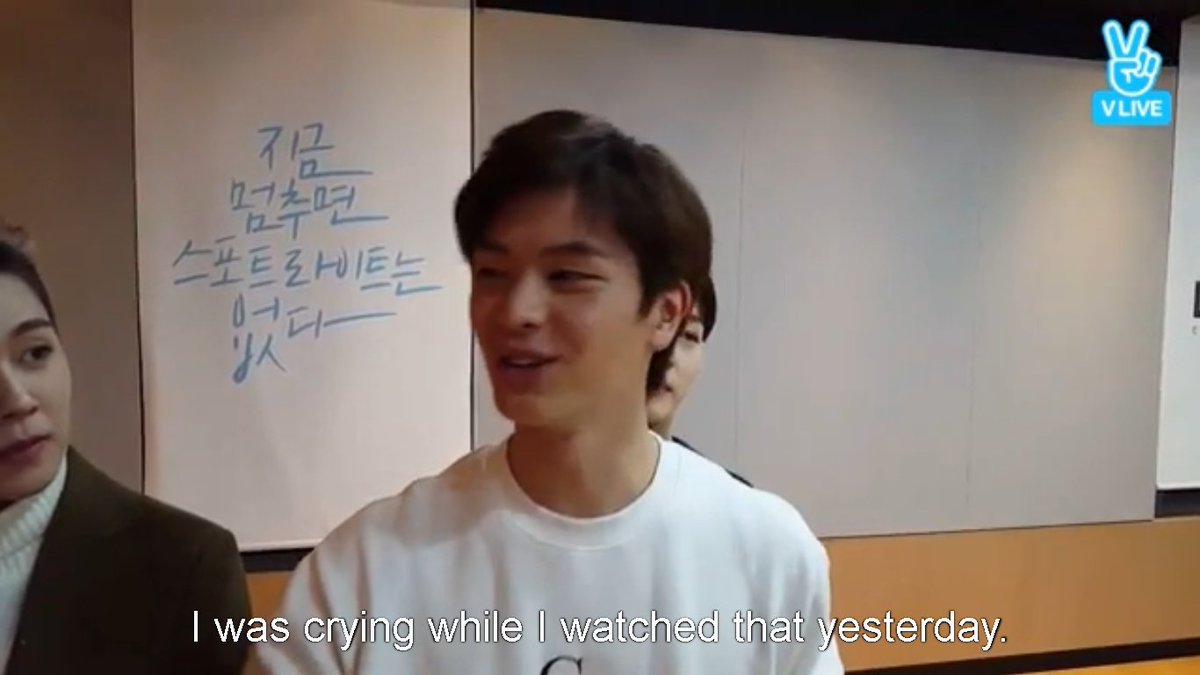 Sungjae cried so hard when he watched Peniel's episode of Hello Counselor