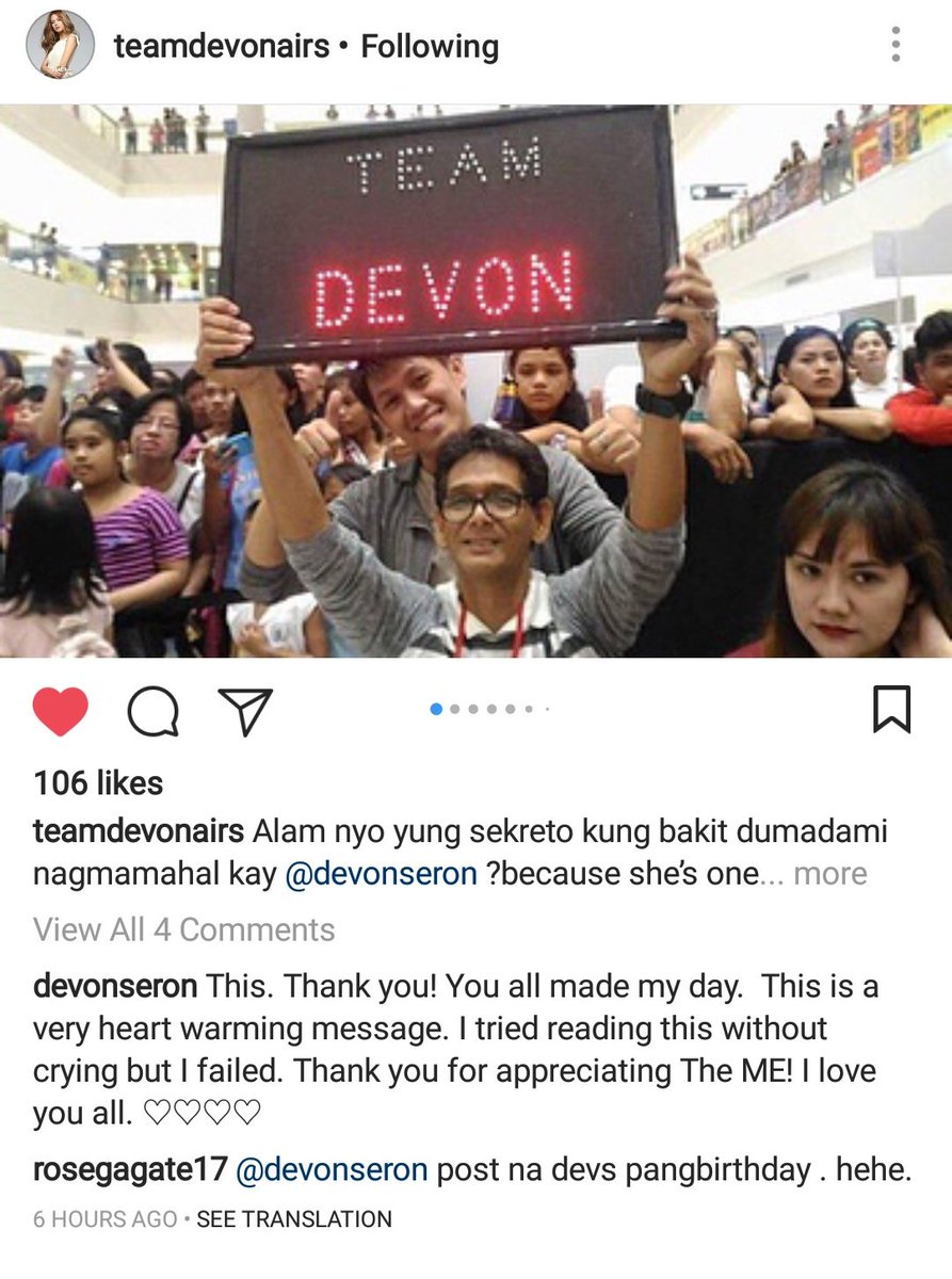DEVONline_SQUAD's tweet photo. What a hearthwarming bday message from DEVONairs Officials & Devon's loving response ❤ CHEERS to u @devonseron17 & to our FAM @TeamDEVONairs !
#DEVON25thBDAY
© https://t.co/hwoxIBCU1L