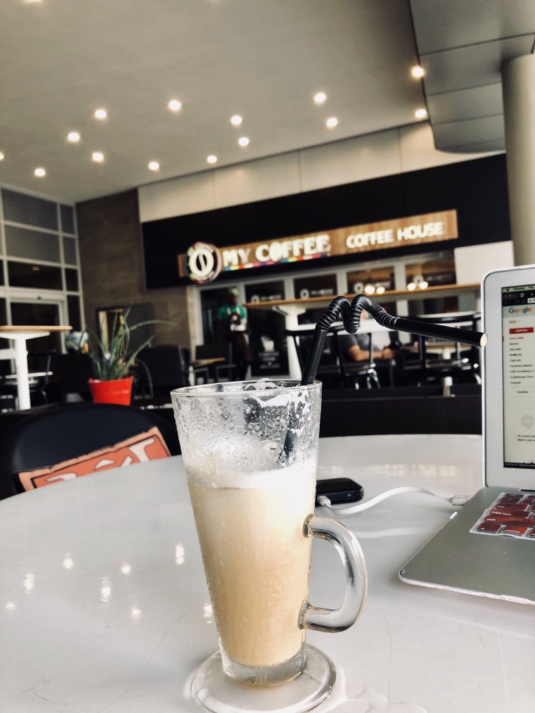 LightContinent's tweet photo. The My Coffee outlet at the The Wings Tower is a nice addition to an increasingly cosmopolitan Lagos 👌🏾👌🏾. #coffeeshop #lagos #nigeria https://t.co/1vETDWT0JJ
