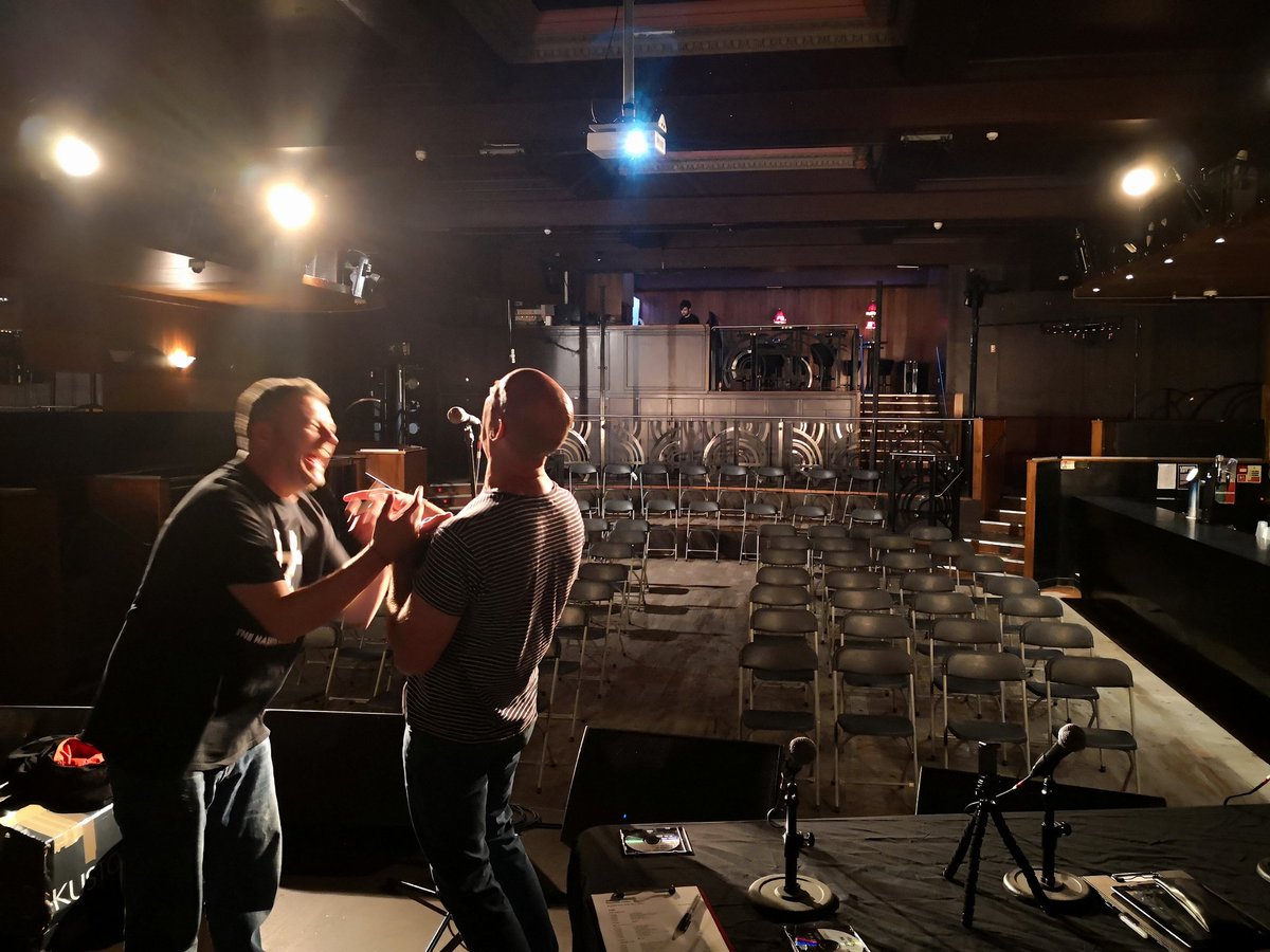 BigScottGibson's tweet photo. Getting set up and it's carnage already #HashTagSunday https://t.co/NxUFIIofjw