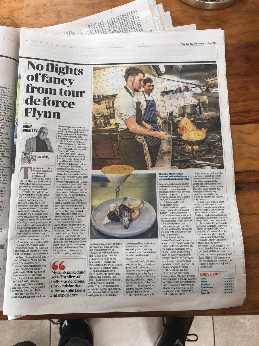 TanneryDungarva's tweet photo. Thank you @forkncork for that great review @SamBurfield @danurden 👍👍👍👍 https://t.co/uj4WZ5At3t