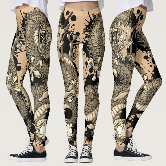 Moose Disco on X: Here are some of #myart dragon #leggings in a