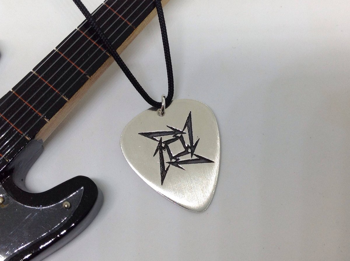 SpirosChronis's tweet photo. Metallica silver unique handmade guitar pick - Custom gift - Personalized guitarist gift - Rocker's gift - Christmas gift for guitarist https://t.co/RNl8Rw5dPI #jewelry #necklace #guitarpick #handengrave #guitaristsgift #rockjewel #uniquejewellery #handmadecreation https://t.co/YylBMfgbtB
