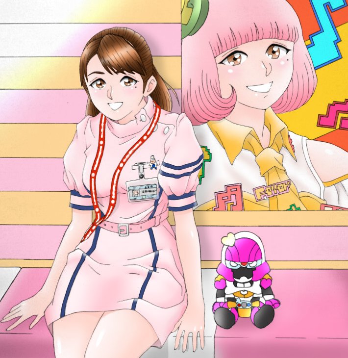 描いてみました 「仮野明日那」(仮面ライダーエグゼイドより) #仮野