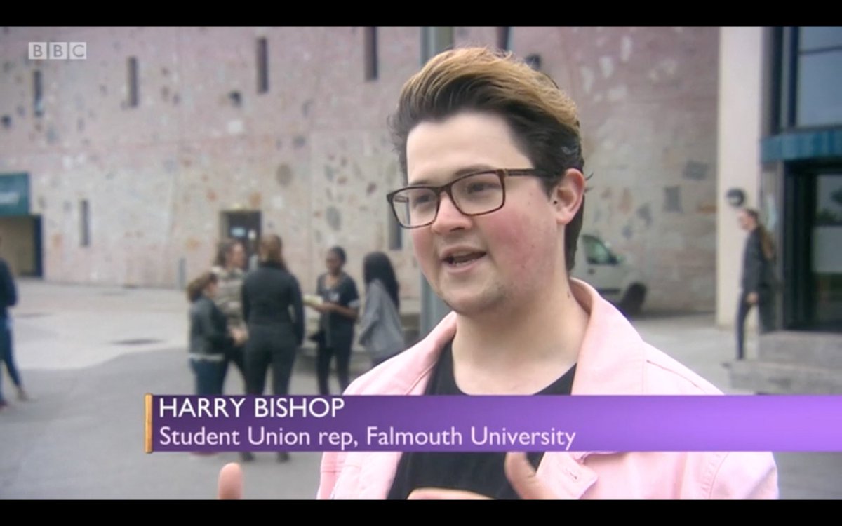 FXU_Welfare's tweet photo. This morning I was on @sun_politics_sw talking about how we all deserve a final say on the Brexit deal. Brexit is bad for Cornwall and it’s bad for students. Proud to support @FFSake_ and their call for a #PeoplesVote https://t.co/5aYnqOQqSA