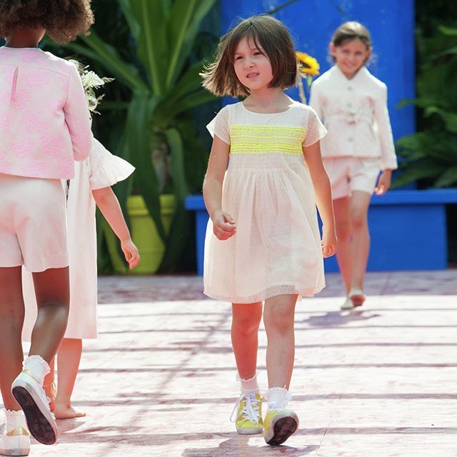 _BONPOINT's tweet photo. Ceremony season means princess dresses! Here is the smocked dress in milk white swiss dot tulle from the couture colelction by @christine_innamorato #bonpointss18 #summer18 #ss18 #couture https://t.co/7s4uD7hMUK