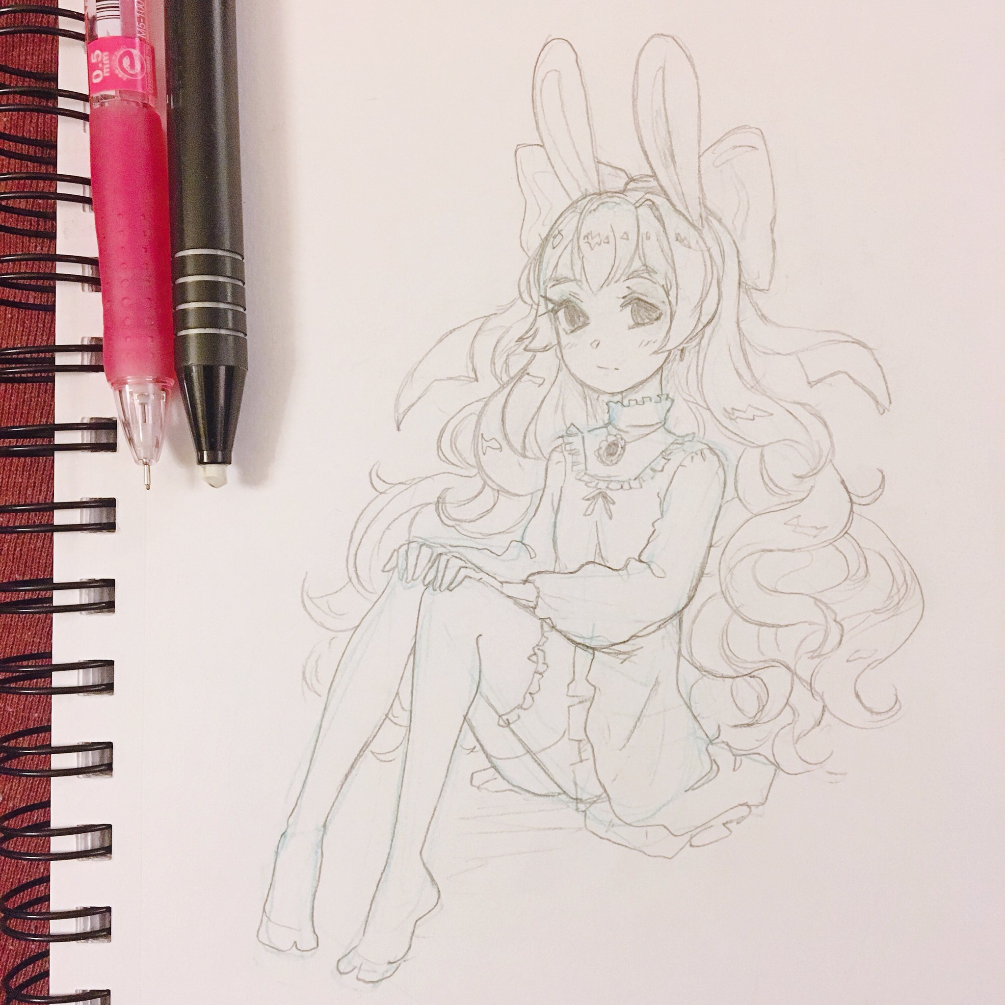 Bunny Girl Drawing
