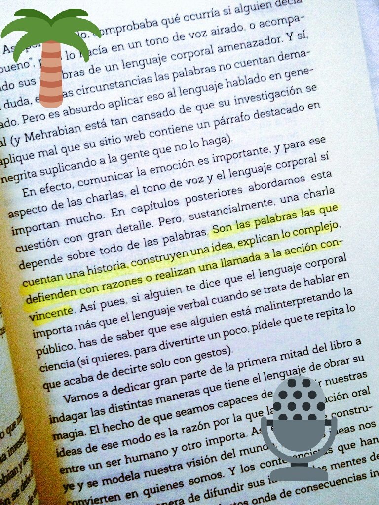 Hawaii_Records's tweet photo. "Sí, las palabras importan"
De @charlasted La guía oficial de #TED para hablar en público. De su autor Chris Anderson -director de TED.
Sí, las pláticas que tanto nos encantan. https://t.co/71G4ZVSdu7