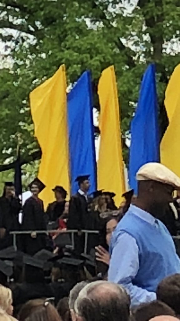 Congrats to the 1st Brazina family #tringrad! Way to go Scott! 4 great years of soccer &amp; academic achievements! Proud &amp; so excited for you!