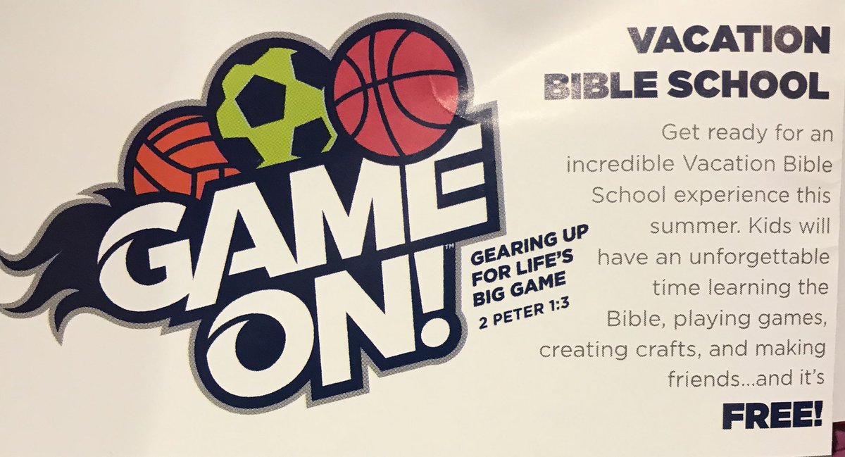 laceynewton33's tweet photo. Looking forward to VBS #ZwinkKISD https://t.co/1jtxC7N8iV