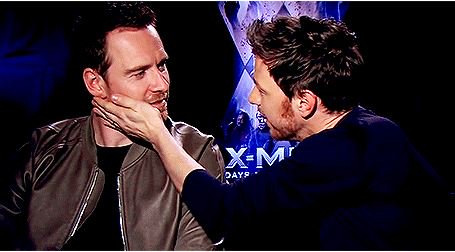 beatles_fass's tweet photo. Michael Fassbender and James McAvoy since 2011, you're welcome. https://t.co/UTshj1BSy1