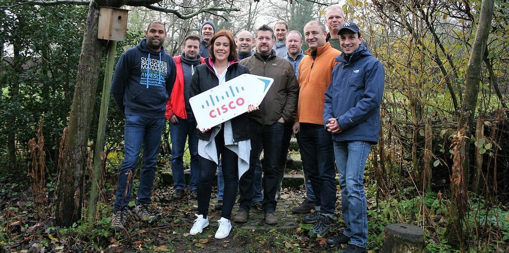WeAreCisco's tweet photo. Green spaces. Saving wildlife. Yeah, that's a good day according to the #CustomerSuccess team. #GivingBack = #FeelingGood https://t.co/WXCRL4EUoe