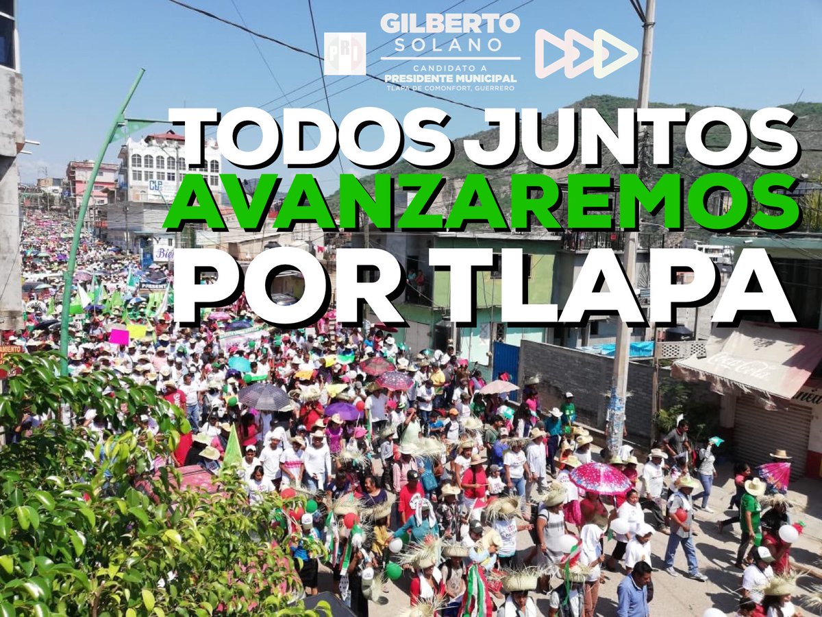 GilbertoSolanoA's tweet photo. Tlapa no se equivoca, TLAPA QUIERE AVANZAR. https://t.co/BBcQfu0byq