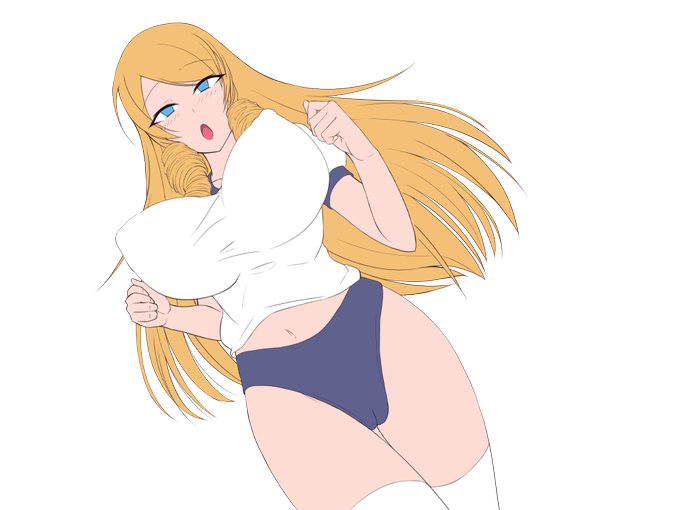 気づけば最近上げてなかったのでCG集の一部途中絵上げます。ランニング中に強制的におっぱいを改造され、服もエロいものに変えられちゃうシチュです。表情差分まだなのでちょっと違和感ありますけど、これはこれで……(汗 