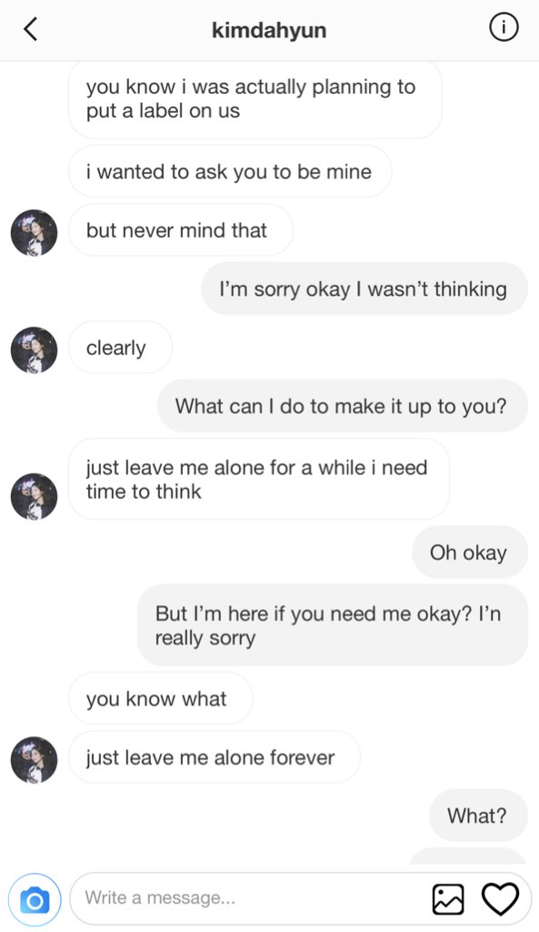 “Thank you,” Sana said with a genuine smile. “I would understand if you’re uncomfortable with the attention, I can leave you alone-““Don’t worry, I don’t mind. I like being around you.”“I like being around you too,” Sana whispered out. “Recommend me some good food from here?”