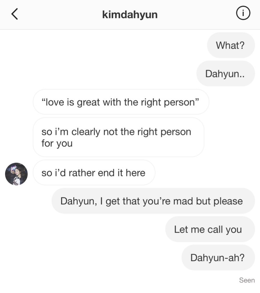 “Thank you,” Sana said with a genuine smile. “I would understand if you’re uncomfortable with the attention, I can leave you alone-““Don’t worry, I don’t mind. I like being around you.”“I like being around you too,” Sana whispered out. “Recommend me some good food from here?”