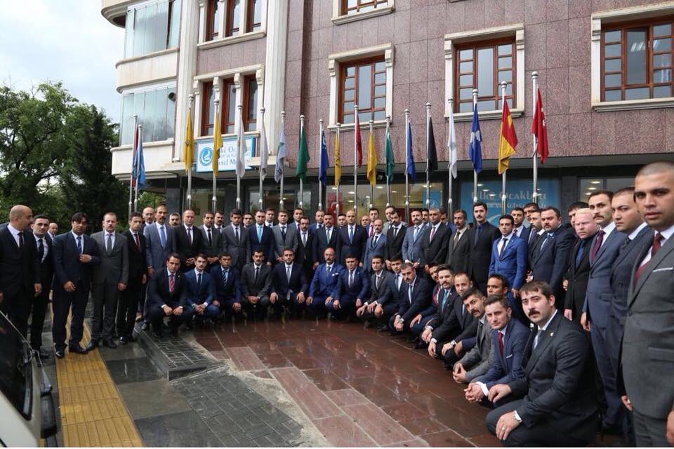 fuatyozbatiran's tweet photo. #Yolbaşçımız Ülkü Ocakları Genel Başkanımız Sn. Olcay Kılavuz Bey'in önderliğinde düzenlenen  Ülkü Ocakları İl Başkanları toplantısına katıldık.
"GençliğeKılavuz OlcayKılavuz" https://t.co/6GByN2BQcS