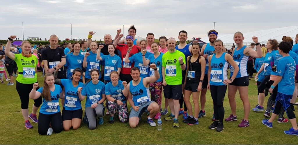 Rebel_PT's tweet photo. Awesome run today at the @BHGE10K and plenty of PBs for the #Rebels! Total legends #RebelLife #RunRebelRun #BHGE10K https://t.co/adLZsUKmCJ