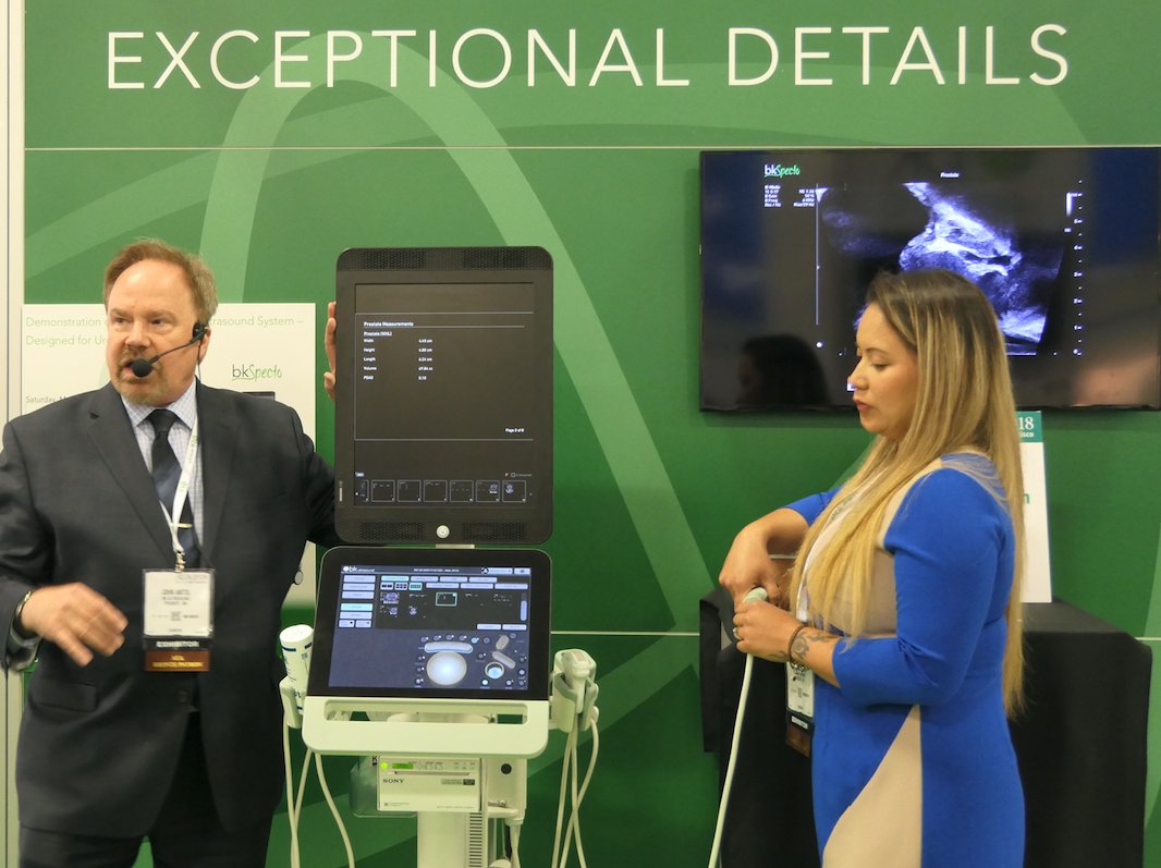 bk_Medical's tweet photo. Have you seen the all new #bkSpecto yet #AUA18? Come by booth 6259 – Hall D @MosconeCenter North 10:30am for a demonstration from John Antol, Sr. Director of Product Applications https://t.co/YSxq4qpfZR