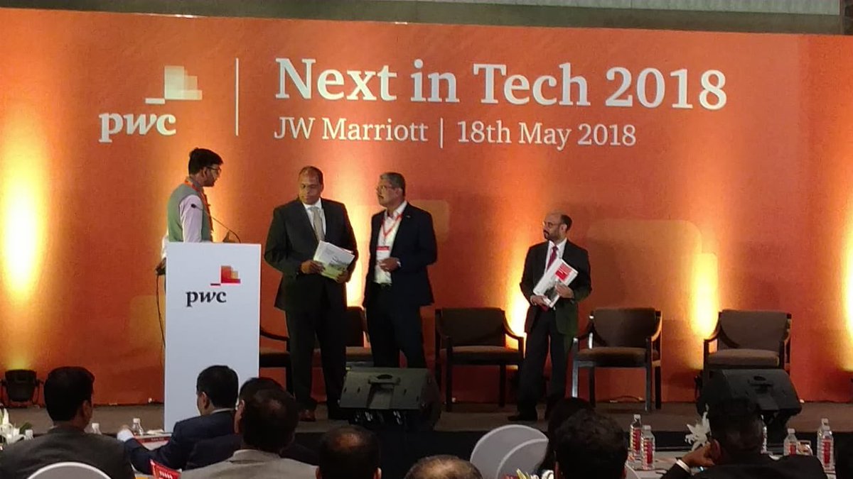 PwC_IN's tweet photo. #InPics: The launch of our latest Next in Tech report saw thought leaders from various verticals come under one roof to discuss how the latest technology set to impact the financial services sector. Read the full report now: https://t.co/FJ1PeLGH7w #PwCNextInTech #PwCFinTech https://t.co/6qIbMM6RHB