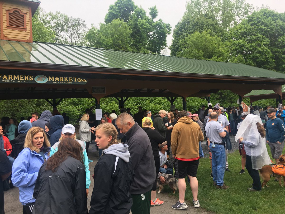 JessBriganti's tweet photo. Despite the gloomy forecast, look at the great turnout for the Team Billy Ride and Walk for Research! This is an incredible event that raises millions for brain tumor research and the need for a cure hits close to home for me ❤️ #DevinStrong https://t.co/Qzjo96FZeM