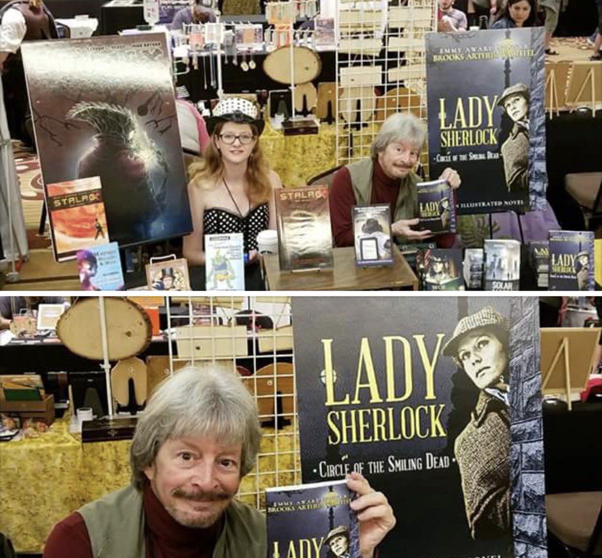 OneBrooks's tweet image. Come by WhedonCon today, I’ll be sharing a table with fellow scribes Jessica Brawner and Steven L. Sears, two exceedingly accomplished fellow authors with amazing and delightful books ready for signing. #whedoncon #booksigning #whedoncon2018 #ladysherlock
