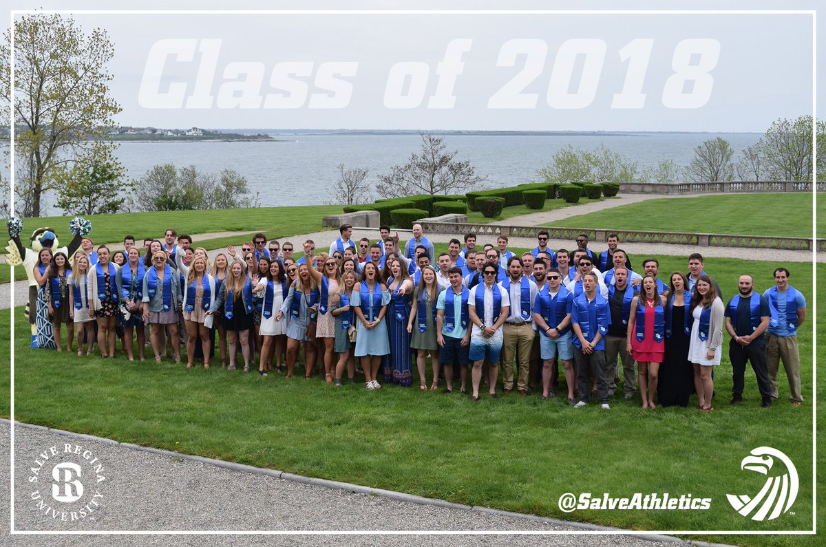 SalveAthletics's tweet photo. Congrats to @SalveRegina #Classof2018 and our senior student-athletes; once a Seahawk, always a Seahawk #20sports1team https://t.co/OfyqsayRp6 https://t.co/rmya3ATlvD