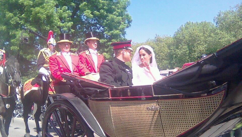 SHUDisabledRep's tweet photo. All of us Stewards (a DYK that I work as an Events Steward) were told yesterday to "embrace and enjoy" being in a town full of love; I think I did just that!

A huge, huge honour to have worked at the best event of the year! Envious @hallamunion? #RoyalWedding #HarryAndMeghan https://t.co/hxiqz25ggY