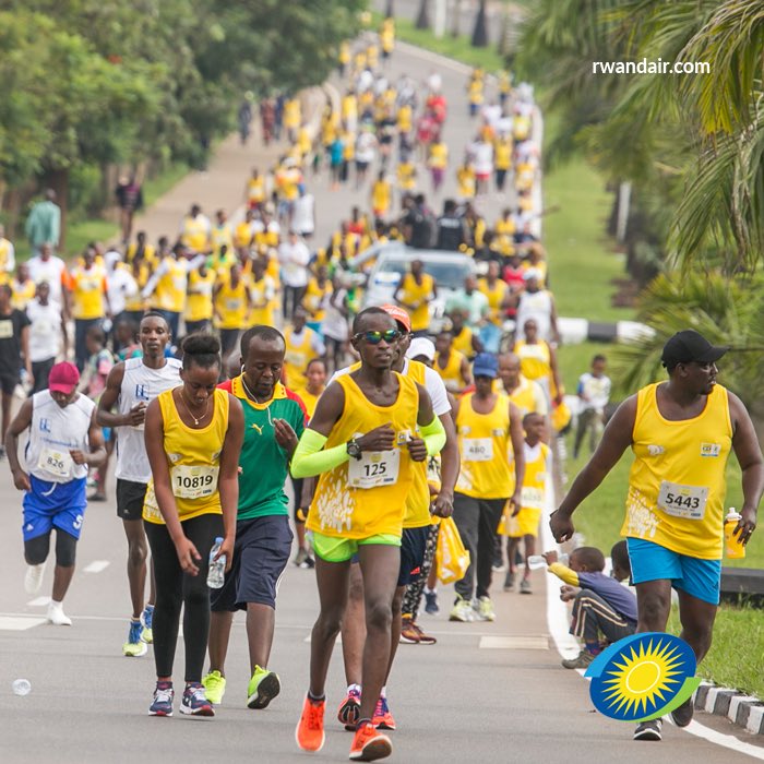 FlyRwandAir's tweet photo. Big shout-out to everyone who ran, jogged or walked in the #KigaliPeaceMarathon today!

As a proud sponsor, #RwandAir handed over the awards to the 1st, 2nd &amp; 3rd winner in the half marathon/female category.

#FlyTheDreamOfAfrica #KIPM2018 #Kigali #Rwanda https://t.co/EVylWcCOBH