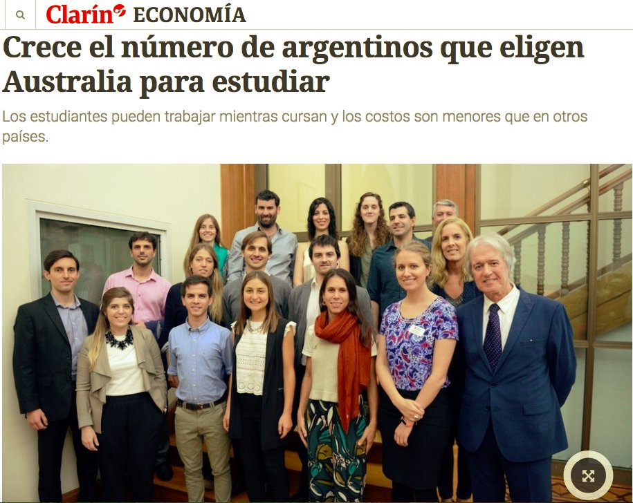 Australia_Educa's tweet photo. Gracias @clarincom por esta increíble nota: https://t.co/ileHG9YmdL 

Cada vez son más los #argentinos que deciden viajar a #Australia a realizar diversos estudios!

Te esperamos el 23 de mayo en nuestra feria CW Australia Educa! 

Anotate gratis: https://t.co/90oMX8AHB1 https://t.co/ZydnBWO8mi