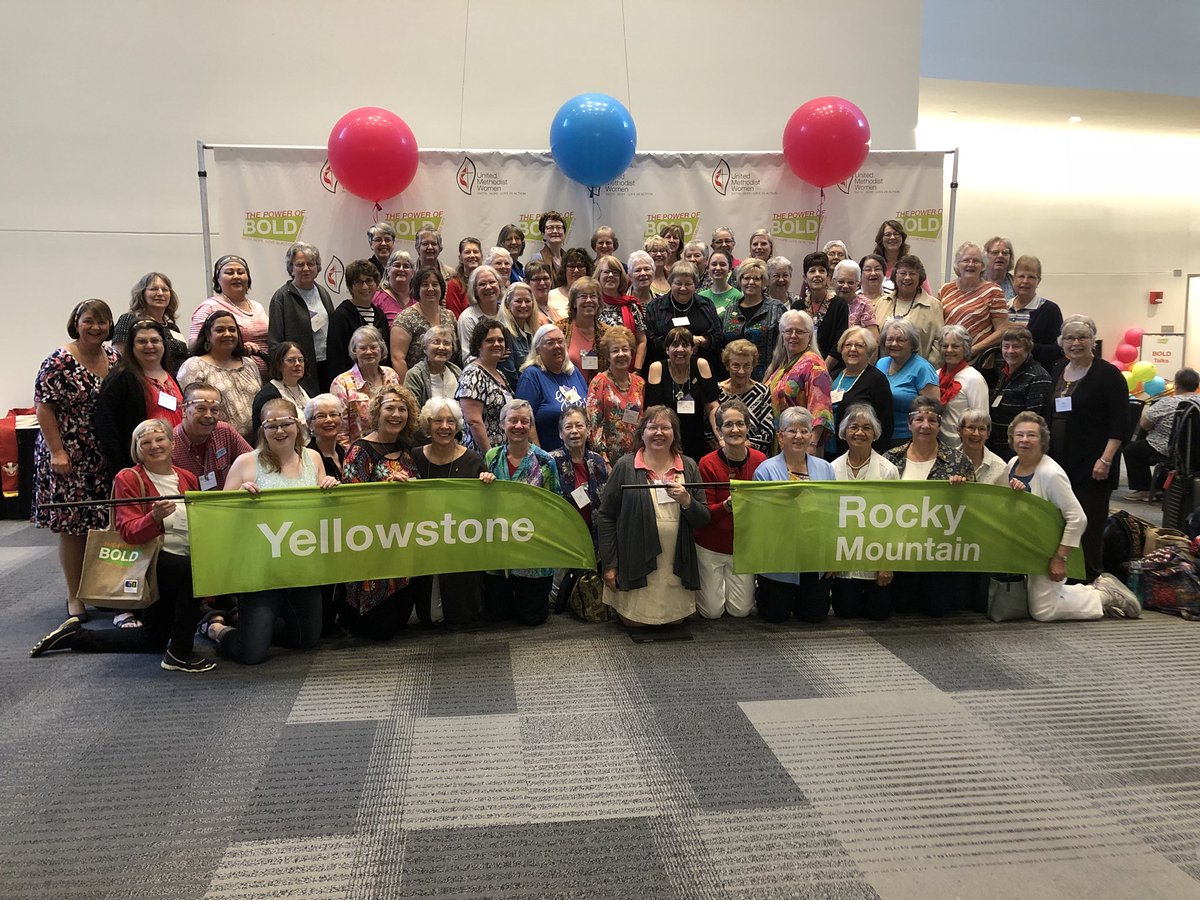 BishopOliveto's tweet photo. So blessed by the ministries of United Methodist Women of Yellowstone and Rocky Mountain Conferences #SisterhoodoftheMountainSkyArea #UMWAssembly2018 #UMC #UMW https://t.co/kNFWZwVObf
