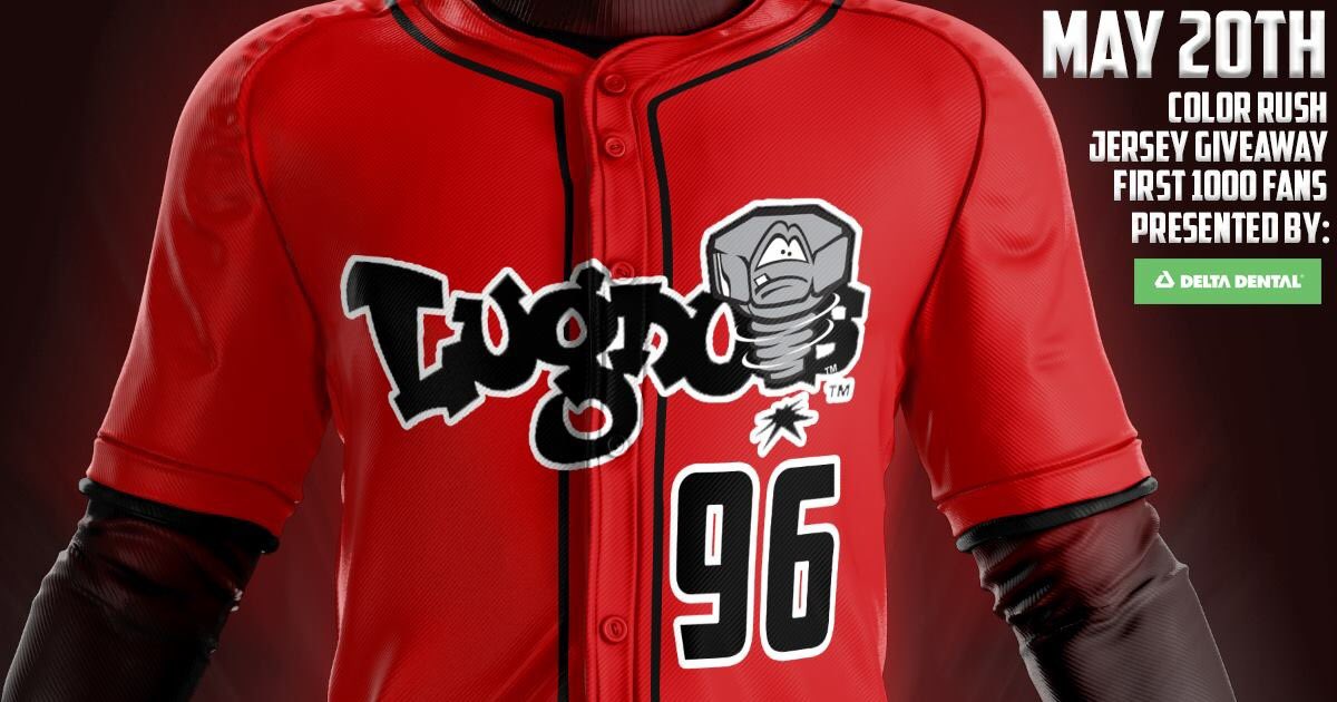 Lansing Lugnuts on Twitter: "TODAY! Come down to Cooley Law School Stadium  to get your Color Rush Jersey presented by Delta Dental! First 1,000 fans  get one! Get yours today and live