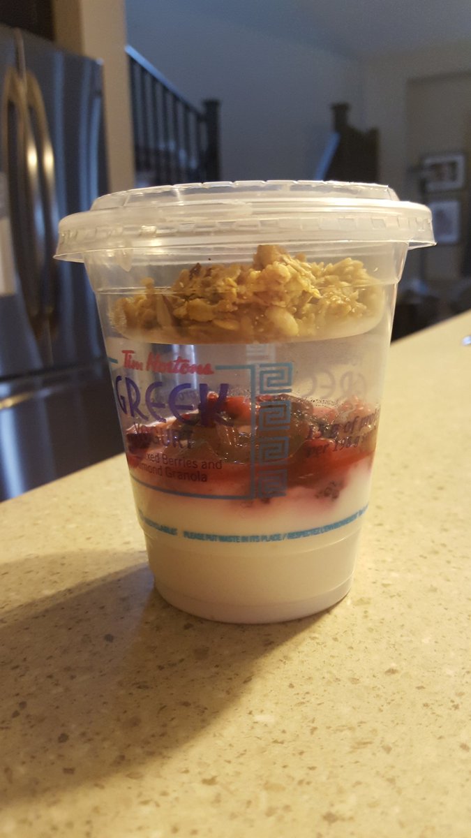 xMichelleLeex's tweet image. @TimHortons I think somebody ate my yogurt before i bought it :(   #halffullorhalfempty