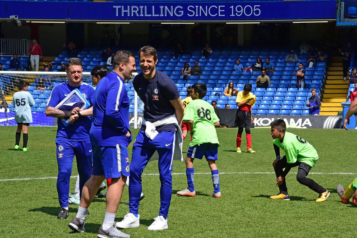 All smiles from @Capitancarloc who has been at Stamford Bridge today to support Asian Star 2018! ๐๐