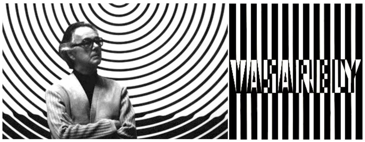 [OpArt]
En 1960 apparaît un courant mélangeant Art et Optique. Ce style a notamment été popularisé par le célèbre Victor Vasarely. Abstraites et mystérieuses, ses oeuvres nous emmènent au bord de l’illusion, et les formes utilisées nous donnent une sensation de mouvement.