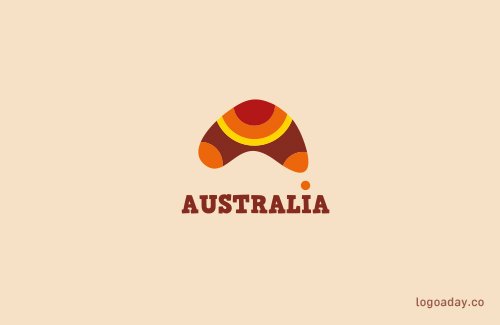logoaday's tweet image. Australia logoaday.co/australia  #australia #boomerang #logo #logodesign #logoaday #rebrander #graforidza