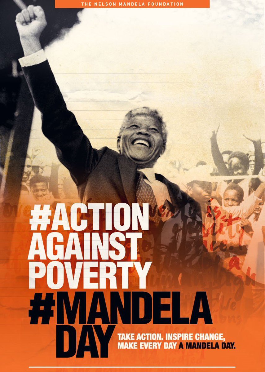 NelsonMandela's tweet photo. Each &amp; everyone of us has the ability &amp; the responsibility to start changing the world for the better for all. Let us take #ActionAgainstPoverty today &amp; make a positive difference in someone else's life #ActiveCitizenship https://t.co/fKK2pTnwLm